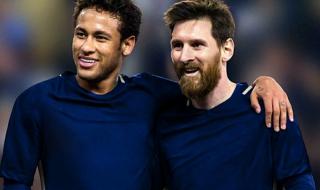 内马尔发文恭喜梅西 内马尔发文恭喜梅西