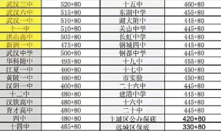 武汉市中考分数线 武汉市中考分数线